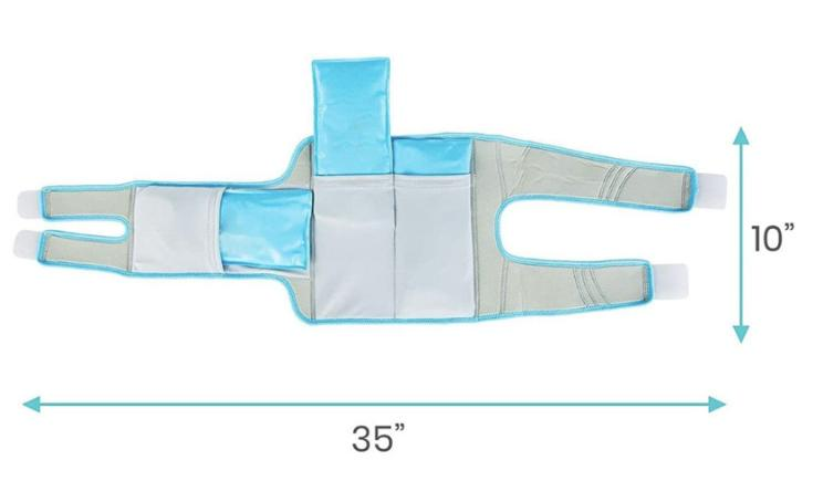 Knee ice gel Wraps for hot and cold therapy