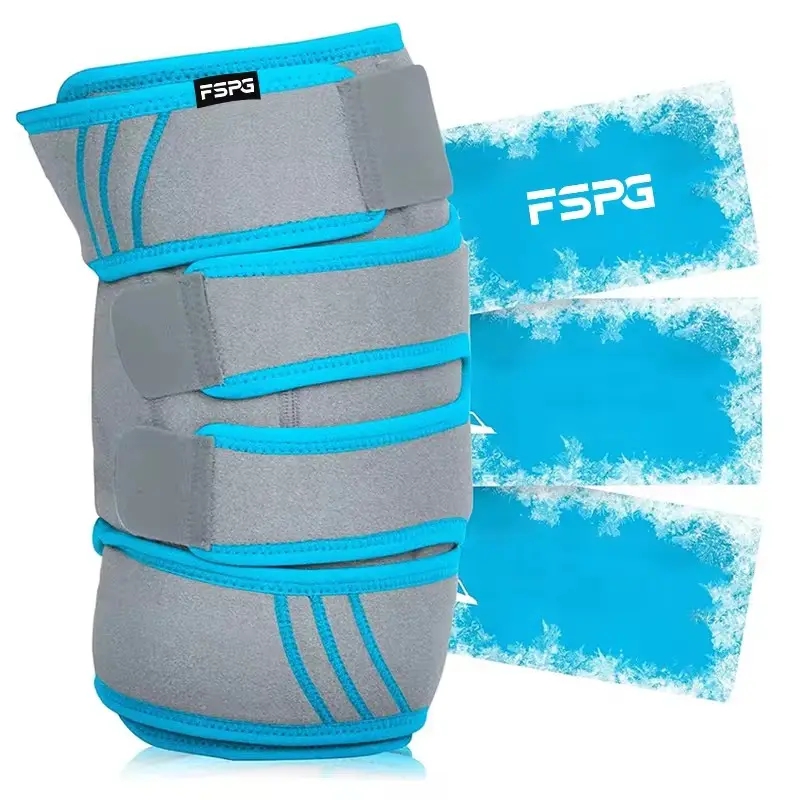 Knee ice gel Wraps for hot and cold therapy
