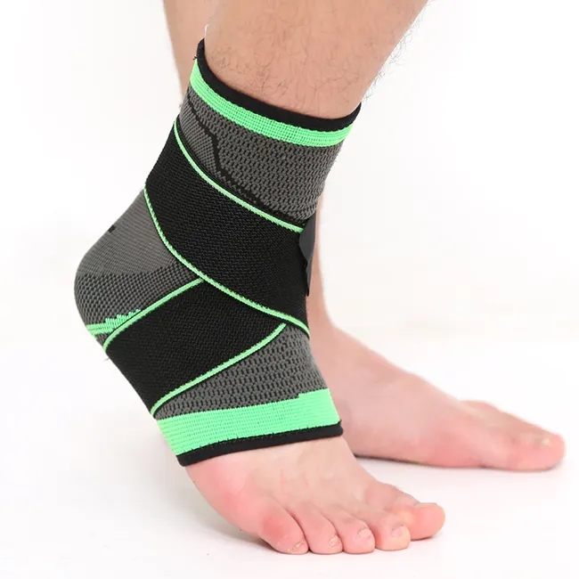 High-Elasticity Breathable Ankle Support with Adjustable Straps