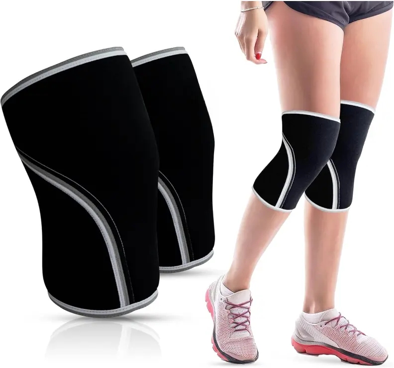 7mm Neoprene Knee Sleeve Brace for Running Weightlifting Powerlifting