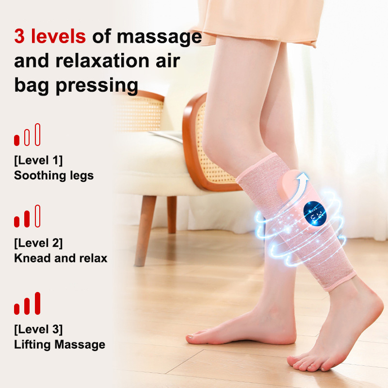 Wireless Calf Massager, Air Leg Massager Machine for Blood Circulation and Relieve Pain Relief