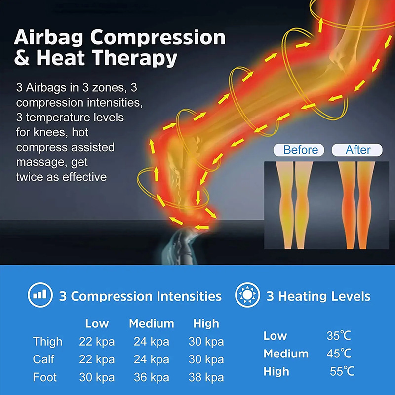 Electric Foot Air Pressure Leg Massager Knee Massager MS05